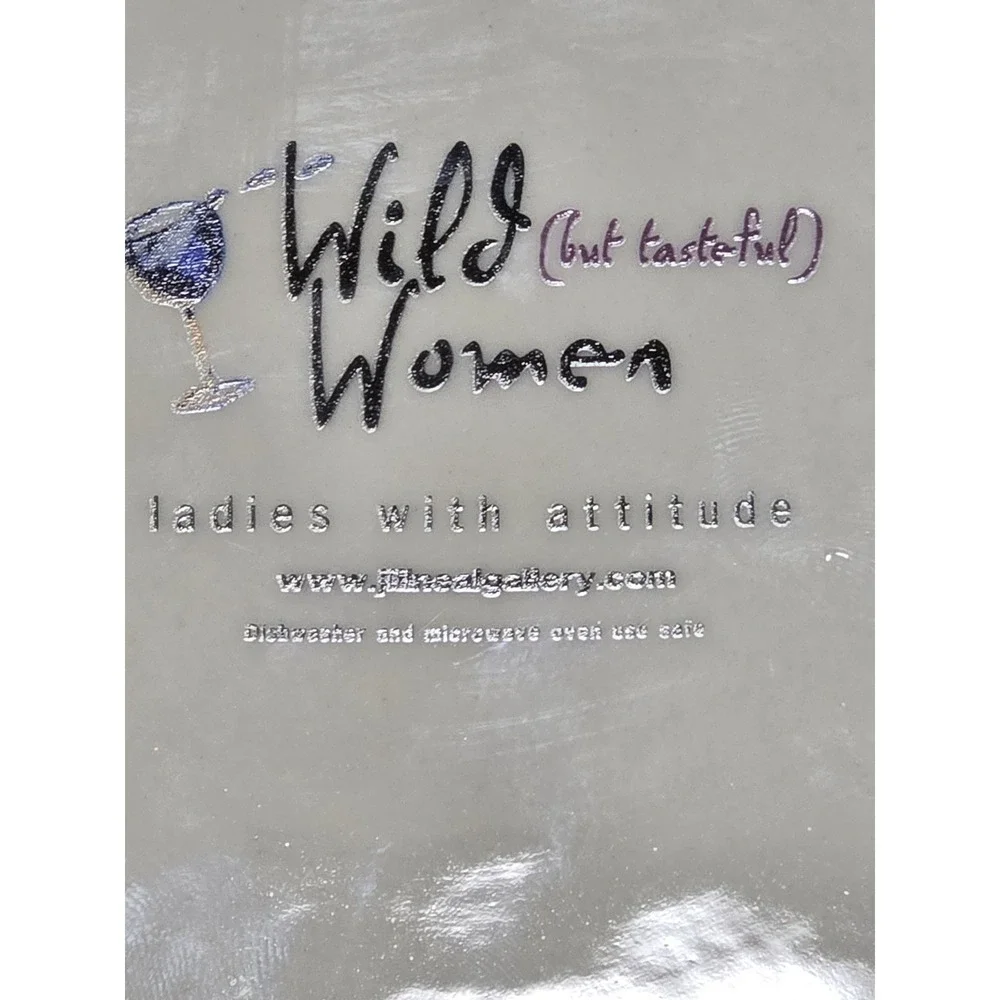 Jill Neal Gallery, Wild Women Plate, Bacchus Babes, 7.5 inches Single‎